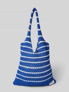 MADS NØRGAARD Handtasche mit Label-Patch Modell 'Belly Beach' in Royal...