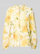 Mango Regular Fit Bluse mit Stehkragen Modell 'MOLLY' in Hellgelb, Grö...