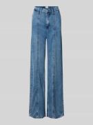 Mustang Wide Leg Jeans mit Ziernähten Modell 'Style Luise' in Jeansbla...