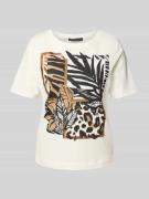 Betty Barclay T-Shirt mit Motiv-Print in Weiss, Größe 40