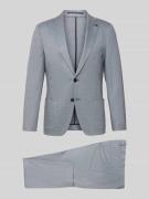 Roy Robson Anzug mit Reverskragen in Rauchblau, Größe 56