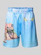 CARLO COLUCCI Oversized Shorts mit elastischem Bund in Multi Stylebop,...