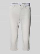 Angels Caprijeans mit Eingrifftaschen Modell 'Ana' in Mittelgrau, Größ...