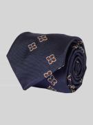 altea Seidenkrawatte mit Strukturmuster in Marine, Größe 1