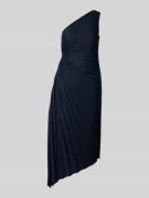 V by Vera Mont Cocktailkleid mit seitlicher Raffung in Dunkelblau, Grö...