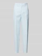 Mango Slim Fit Leinenhose mit Bügelfalten Modell 'BORELI' in Hellblau,...