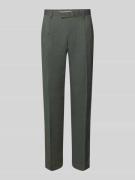 MCNEAL Stoffhose aus Leinenmix in Oliv, Größe 24