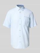 Tom Tailor Regular Fit Freizeithemd aus reiner Baumwolle in Hellblau, ...