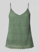 Vero Moda Relaxed Fit Trägertop aus Baumwoll-Mix Modell 'HONEY' in Lin...