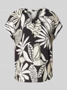 s.Oliver RED LABEL Relaxed Fit Blusenshirt aus Viskose-Mix in Black, G...