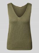 FREE/QUENT Regular Fit Stricktop mit Leinen-Anteil Modell 'Grscaliva' ...