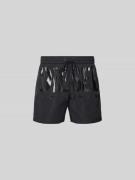 Diesel Badehose mit elastischem Bund in Black, Größe L