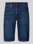 s.Oliver RED LABEL Regular Fit Jeansshorts aus Baumwoll-Mix in Dunkelb...