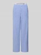 Polo Ralph Lauren Straight Leg Pyjama-Hose mit elastischem Label-Bund ...