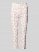 SEDUCTIVE Super Skinny Fit Hose mit fixierten Bügelfalten in Beige, Gr...