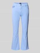 Raffaello Rossi Regular Fit Jeans mit Fransen in Rauchblau, Größe 48