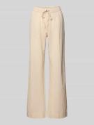 Neo Noir Straight Fit Leinenhose mit Eingrifftaschen Modell 'Sonar' in...