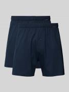 Schiesser Boxershorts mit elastischem Bund im 2er-Pack in Marine, Größ...