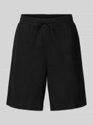 FREE/QUENT Relaxed Fit Leinenbermudas mit Tunnelzug Modell 'Lava' in B...