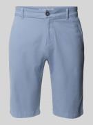 Tom Tailor Slim Fit Chinoshorts aus Baumwoll-Mix in Rauchblau, Größe 3...