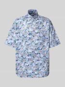 ETERNA Comfort Fit Business-Hemd mit Button-Down-Kragen in Bleu, Größe...