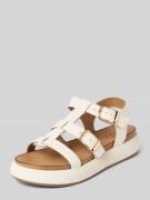 INUOVO Sandalette mit Dornschließen in Offwhite, Größe 36