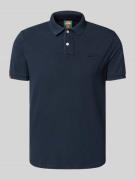 Superdry Regular Fit Poloshirt mit Label-Stitching in Dunkelblau, Größ...