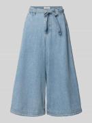 Gang Wide Fit Jeansculotte mit Bindegürtel Modell 'Scarla' in Hellblau...