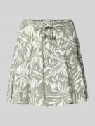 Only Ausgestellter Midi-Rock mit Allover-Muster Modell 'NALA' in Mint,...