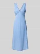 Mango Jeanskleid mit V-Ausschnitt Modell 'SIROS' in Jeansblau, Größe X...