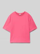 s.Oliver RED LABEL Regular Fit T-Shirt aus reiner Baumwolle in Pink, G...