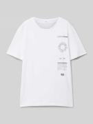 s.Oliver RED LABEL Regular Fit T-Shirt aus reiner Baumwolle in Weiss, ...