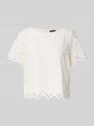 s.Oliver BLACK LABEL Boxy Fit Blusenshirt aus reiner Baumwolle in Weis...