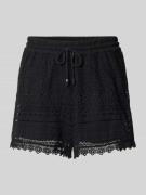 Vero Moda Regular Fit Shorts aus Baumwoll-Mix Modell 'HONEY' in Black,...