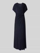 Vera Mont Maxikleid in Wickel-Optik mit V-Ausschnitt in Dunkelblau, Gr...