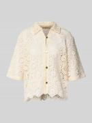 Smith and Soul Relaxed Fit Bluse aus Häkelspitze in Offwhite, Größe XX...