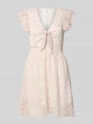 Only Tailliertes Chiffonkleid mit abstraktem Muster Modell 'ASTA LIFE'...