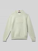 Tommy Hilfiger Teens Regular Fit Strickpullover aus reiner Baumwolle M...