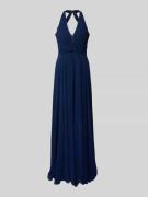 TROYDEN COLLECTION Abendkleid mit Neckholder in Marine, Größe 38