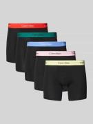 Calvin Klein Underwear Trunks mit elastischem Logo-Bund im 5er-Pack in...