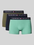 Tommy Hilfiger Trunks aus Baumwoll-Mix im 3er-Pack in Khaki, Größe M