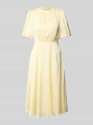 Christian Berg Cocktail Cocktailkleid mit Rundhalsausschnitt in Hellge...