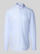 Jake*s Super Slim Fit Business-Hemd mit Kentkragen in Bleu, Größe 43/4...