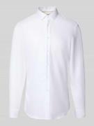 Jake*s Super Slim Fit Business-Hemd mit Kentkragen in Weiss, Größe 35/...