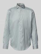 Jake*s Regular Fit Business-Hemd mit Knopfleiste in Dunkelgruen, Größe...