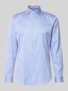 Jake*s Slim Fit Business-Hemd mit Haifischkragen in Royal, Größe 43/44