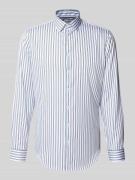 Jake*s Slim Fit Business-Hemd mit Kentkragen in Weiss, Größe 41/42