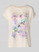 Christian Berg Woman Regular Fit T-Shirt mit floralem Motiv-Print in E...