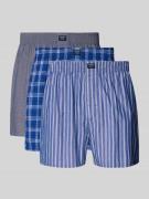MCNEAL Boxershorts mit Label-Patch im 3er-Pack in Royal, Größe S