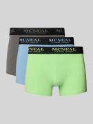 MCNEAL Trunks mit elastischem Label-Bund im 3er-Pack in Lind, Größe L